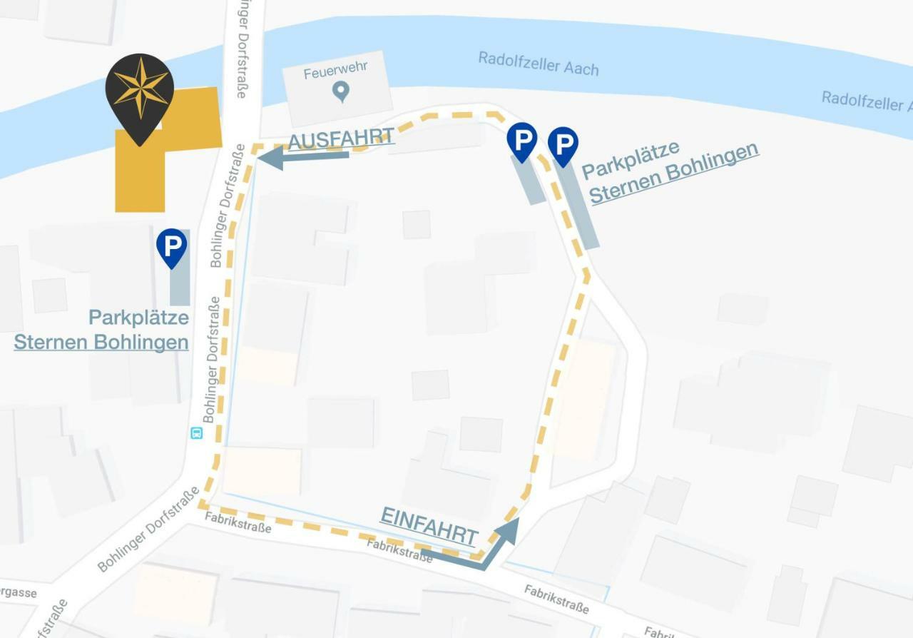 Sternen Bohlingen Aparthotel Eksteriør bilde
